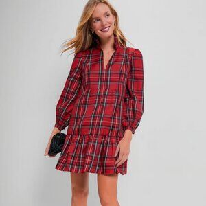 NWT Tuckernuck Palmerston Dress in Royal Stewart Tartan Plaid